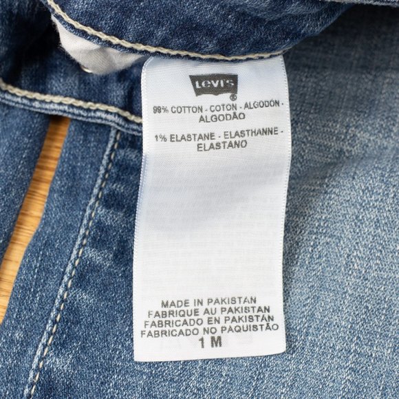 Levi's 535 Leggings 1 (25 X 28) Women's Juniors Denim Jeans Medium Wash - Picture 8 of 10